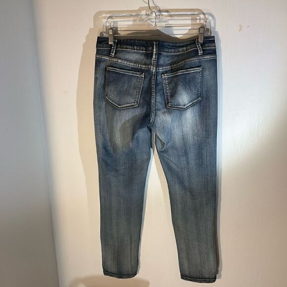 Vintage Bongo Jeans. 5. Distressed straight leg - Picture 3 of 9